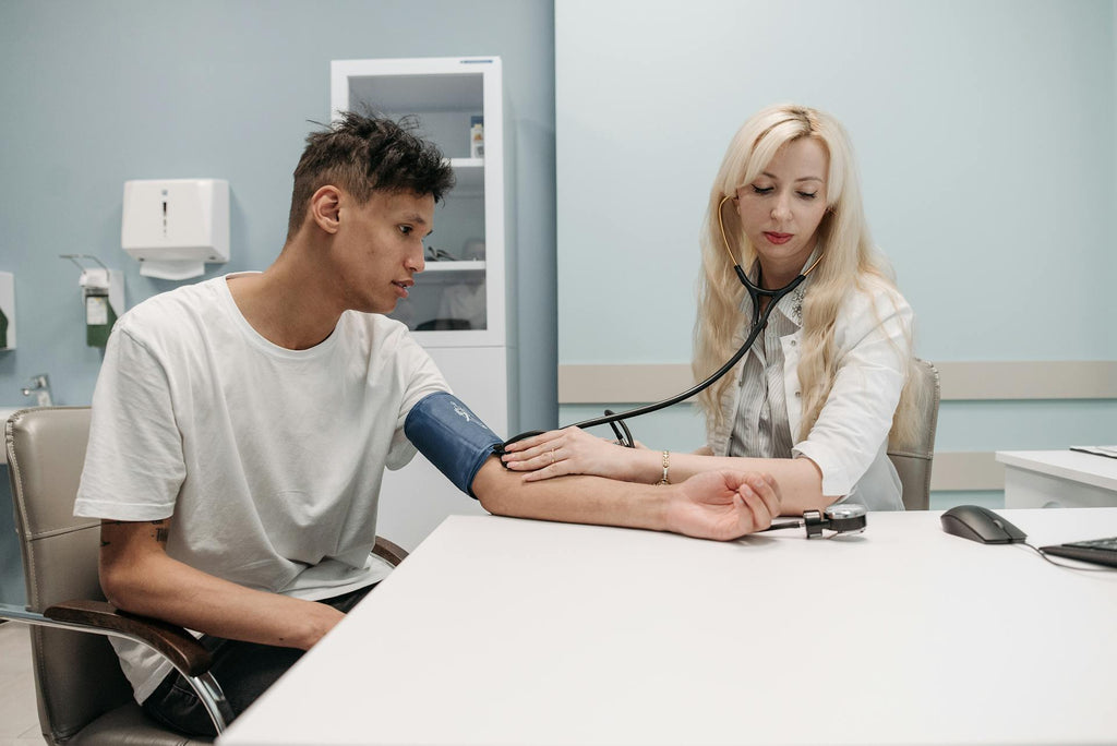 What causes high blood pressure in young adults?