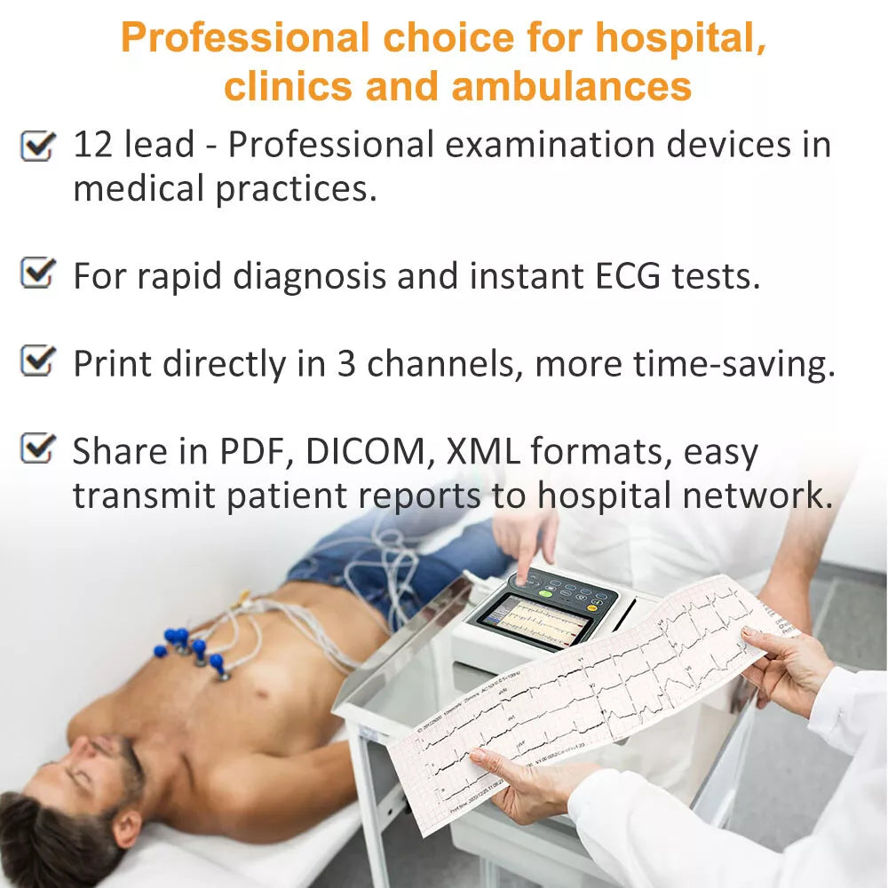 Biocare iE300 12-lead ECG Machine