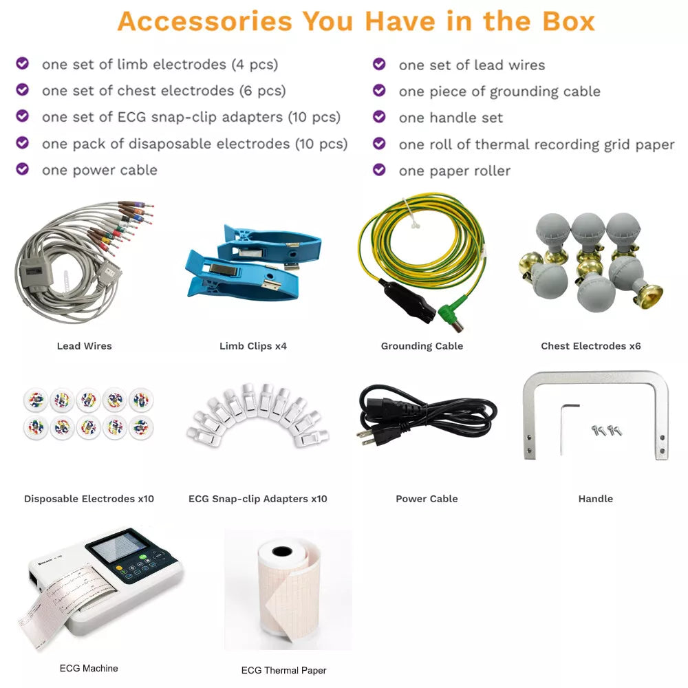 Biocare iE300 12-lead ECG Machine