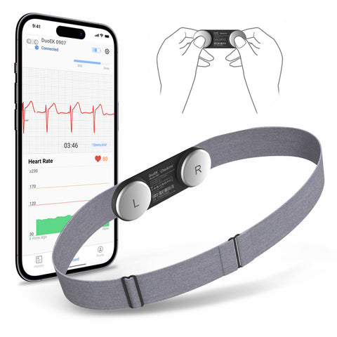 DuoEK Portable ECG Heart Rate Monitor – Checkme