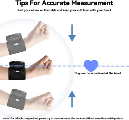 Checkme Wrist Blood Pressure Monitor for Home Use