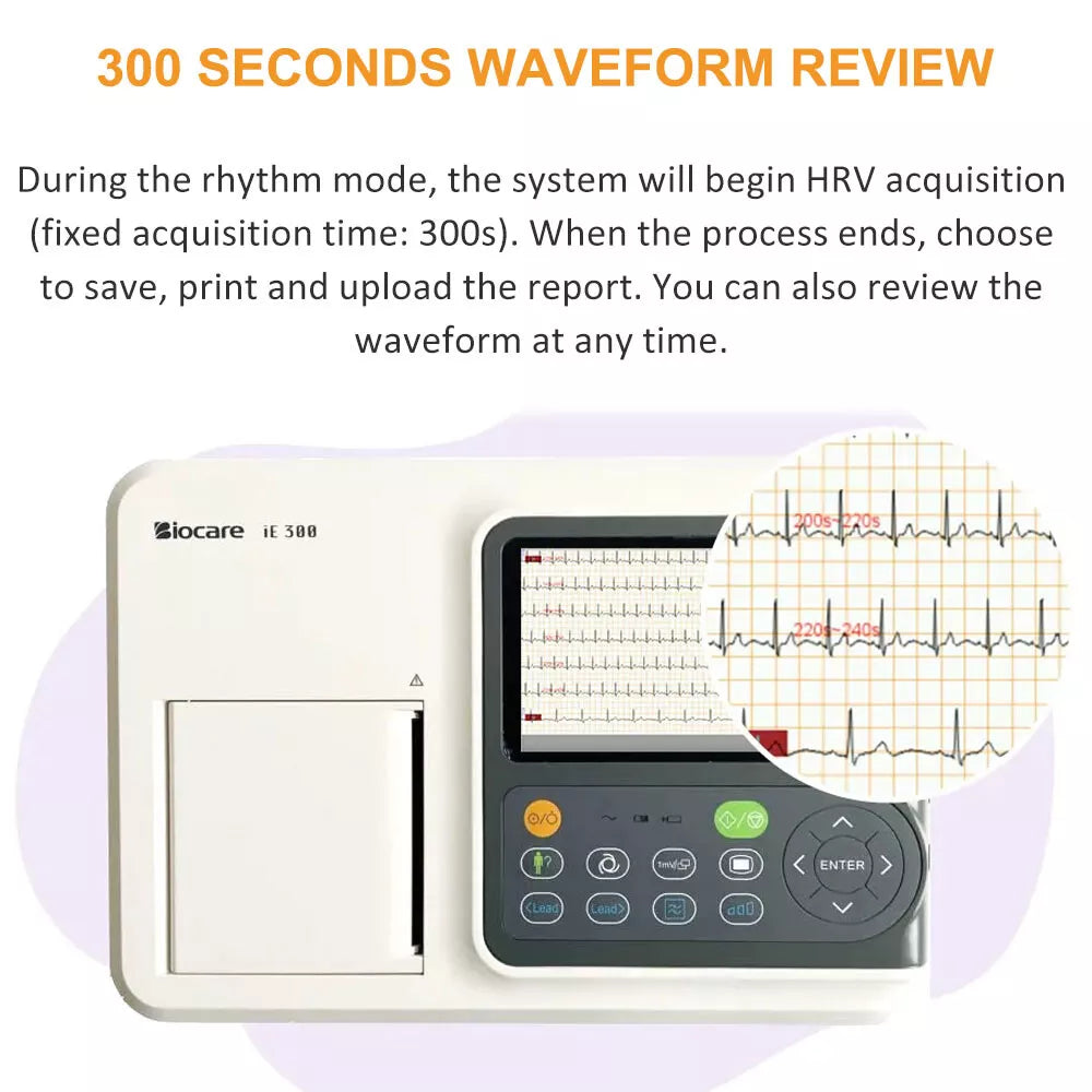 Biocare iE300 12-lead ECG Machine