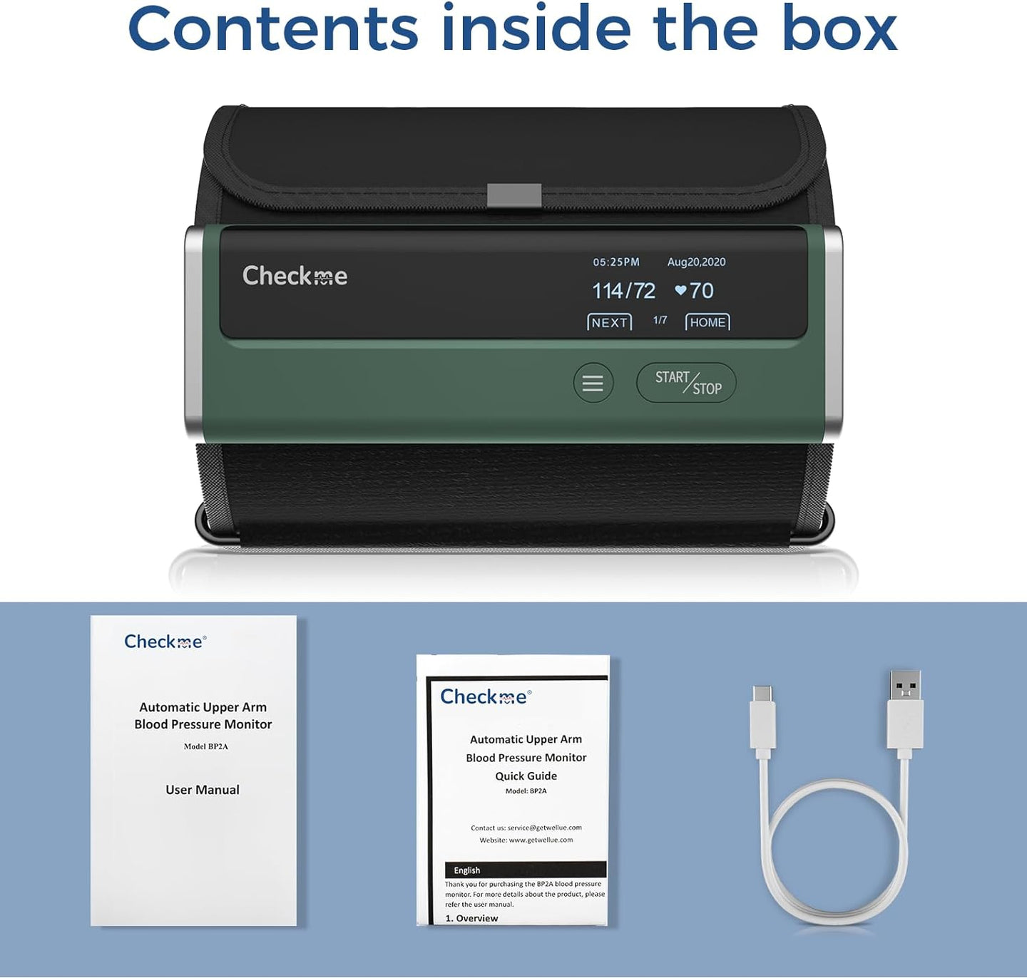 Checkme BP2A Green Bluetooth Blood Pressure Home Monitor