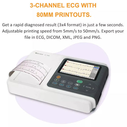 Biocare iE300 12-lead ECG Machine