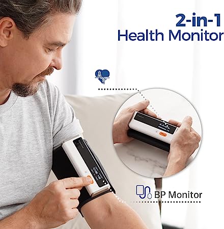 Wellue BP2 WiFi Blood Pressure Monitor + EKG Monitor AI ECG Analysis BP  Machine