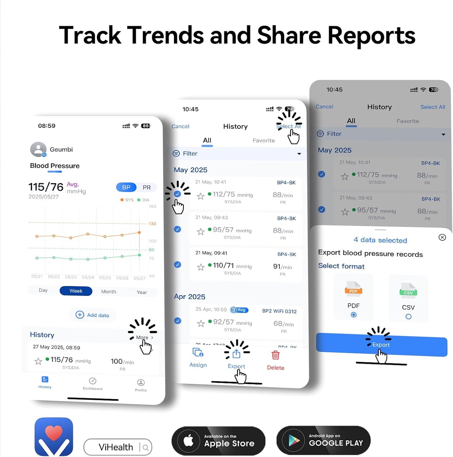 Checkme Wrist Blood Pressure Monitor for Home Use