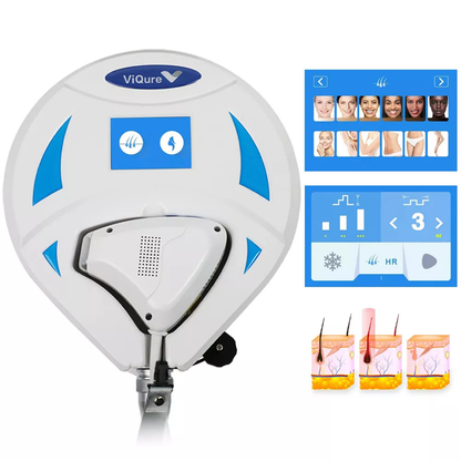 808nm Permanent Laser Hair Removal + Ultimate Skin Rejuvenation 2 in 1 Machine