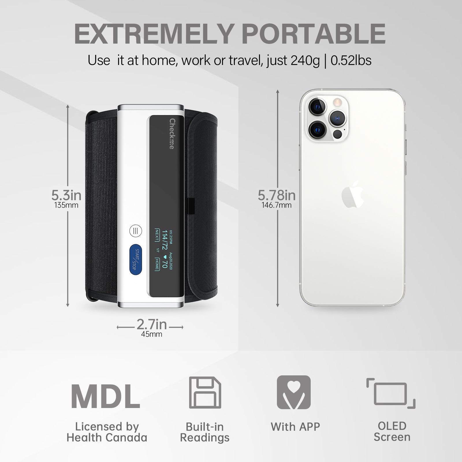 Checkme BP2A Blood Pressure Monitor - CA