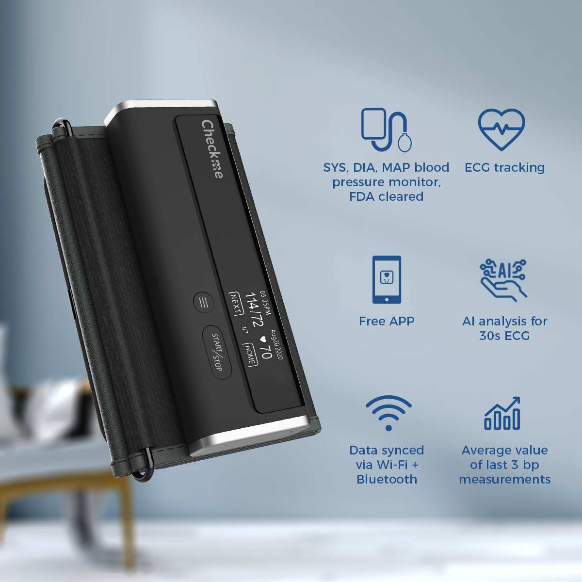 Checkme BP2 Connect Home Blood Pressure Device